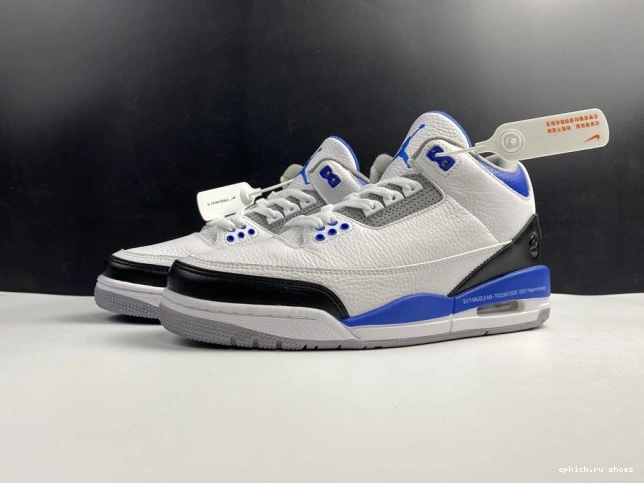 Rep Blue Retro 3 CT8532-040 Jordan Air White 0824